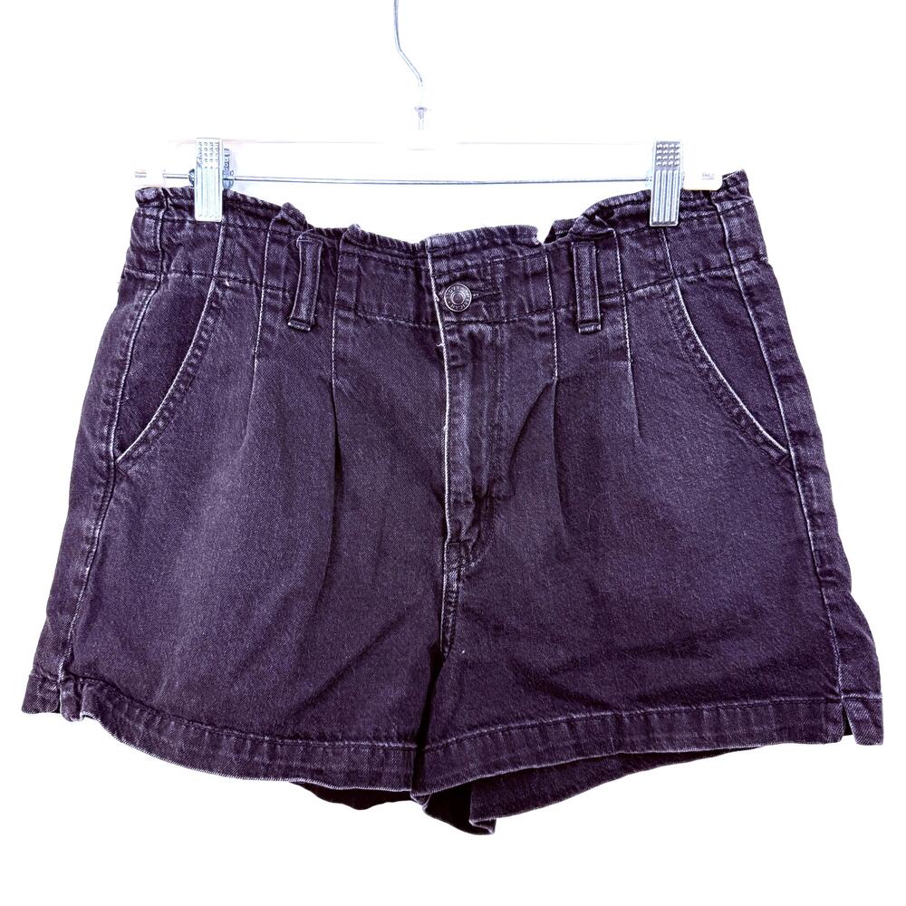 American Eagle Ae Women's Black Vintage Mom Shorts Size 10